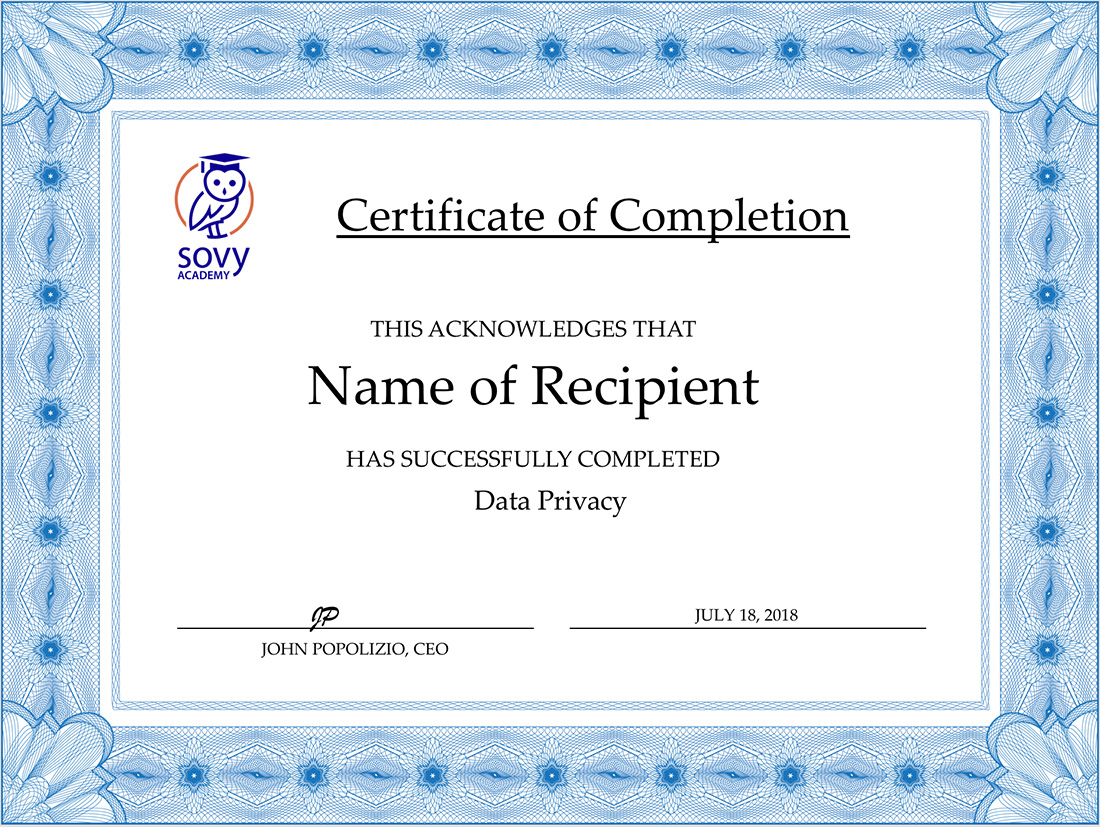 Data Privacy Online Training
